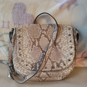 Micharl Kors snake skin design purse